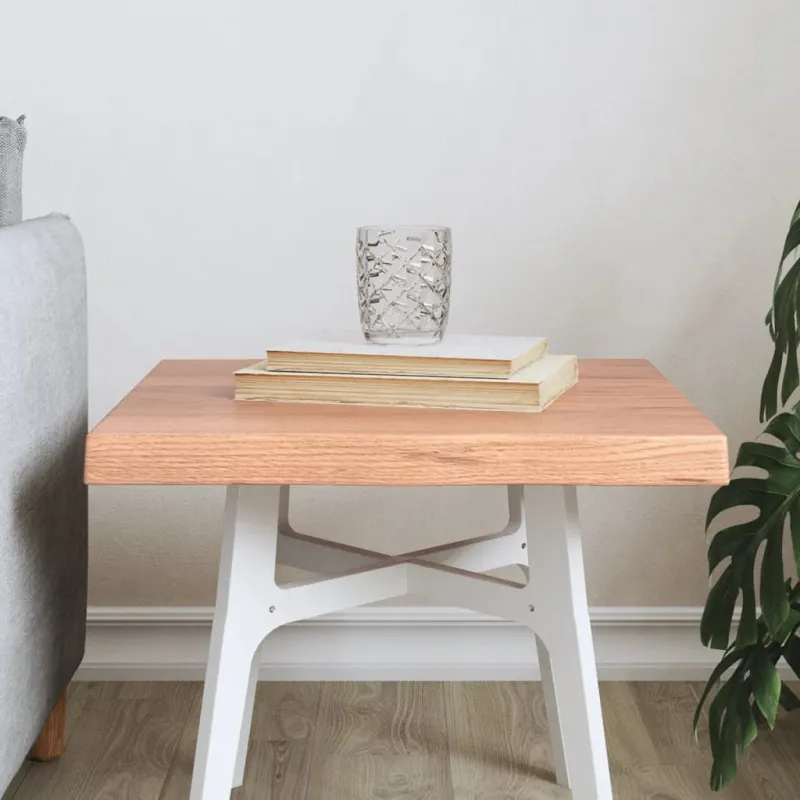 Stalviršis, šviesiai rudas, 40x40x(2-4) cm, medienos masyvas
