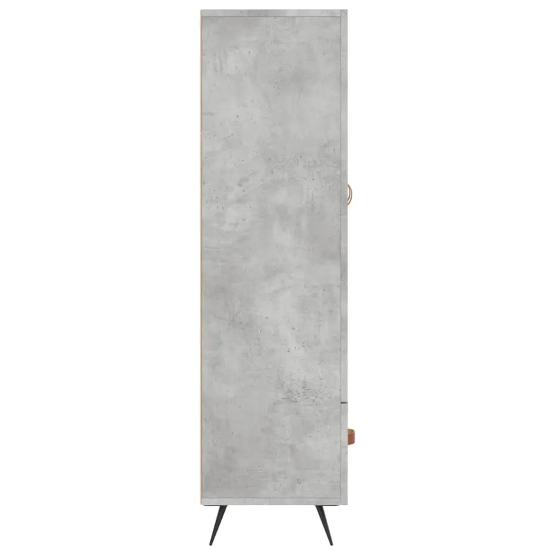 Komoda, betono pilkos spalvos, 69,5x31x115cm, apdirbta mediena