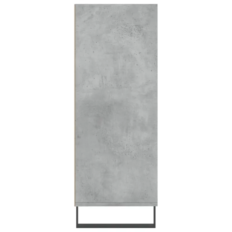 Spintelė su lentynomis, betono pilka, 69,5x32,5x90cm, mediena