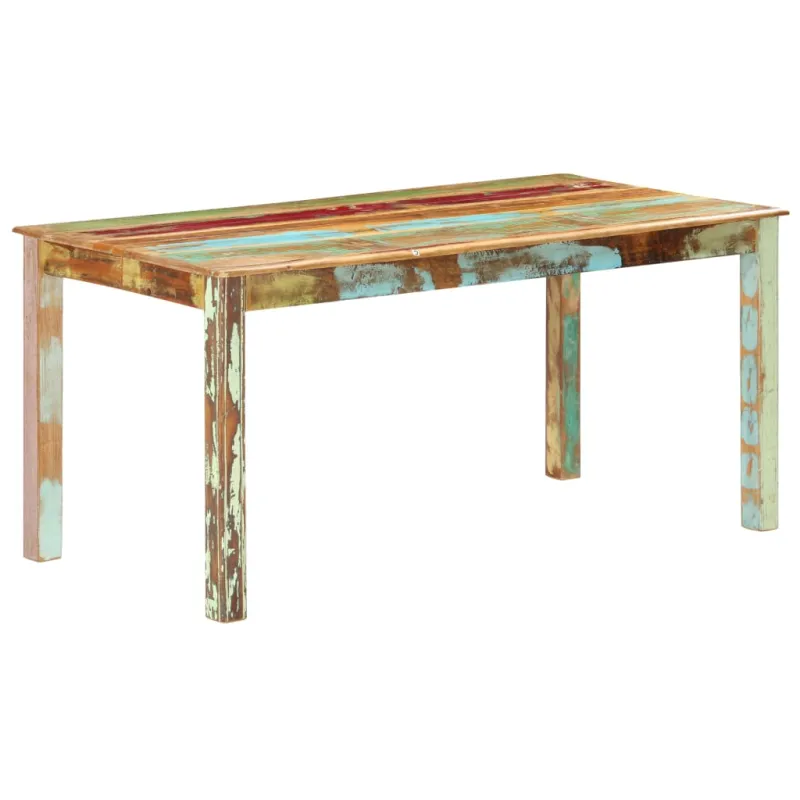 Valgomojo stalas, 160x80x76cm, perdirbtos medienos masyvas