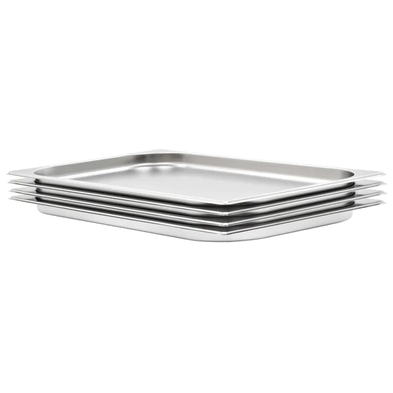 Gastronorm Indai, 4 vnt., nerūdijantis plienas