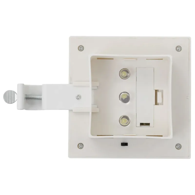 Saulės energija įkraunami lauko LED šviestuvai, 6vnt., 12cm
