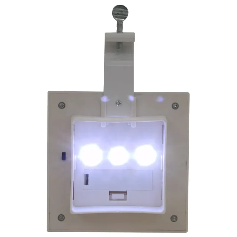 Saulės energija įkraunami lauko LED šviestuvai, 6vnt., 12cm