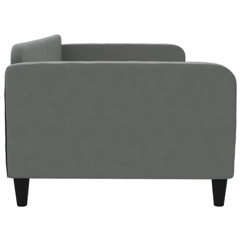 Sofa, tamsiai pilkos spalvos, 100x200cm, audinys