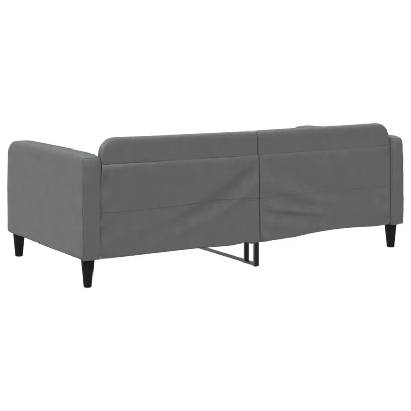 Sofa, tamsiai pilkos spalvos, 100x200cm, audinys