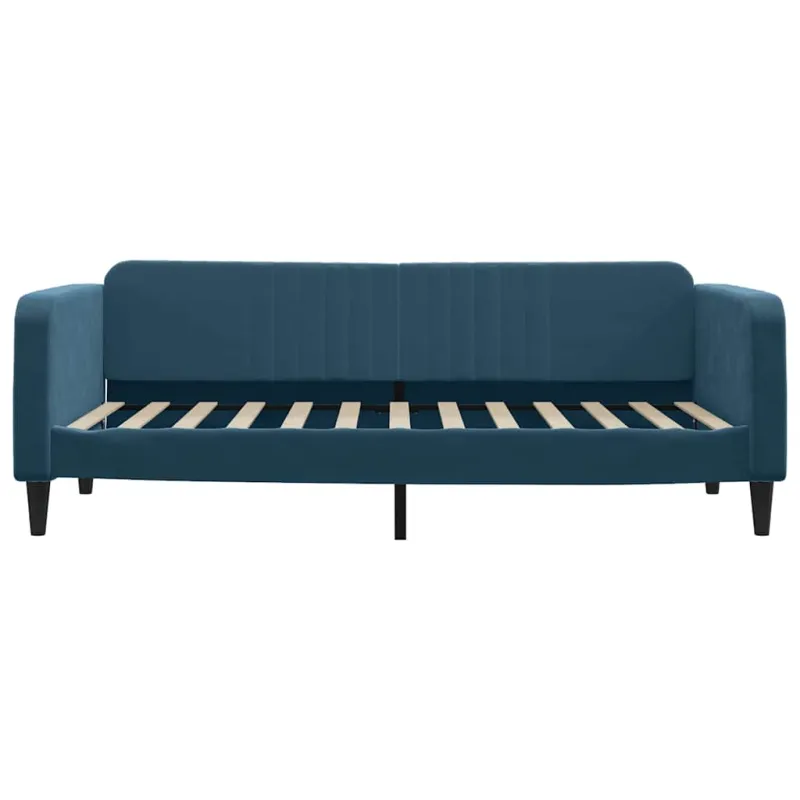 Sofa, mėlynos spalvos, 90x200cm, aksomas