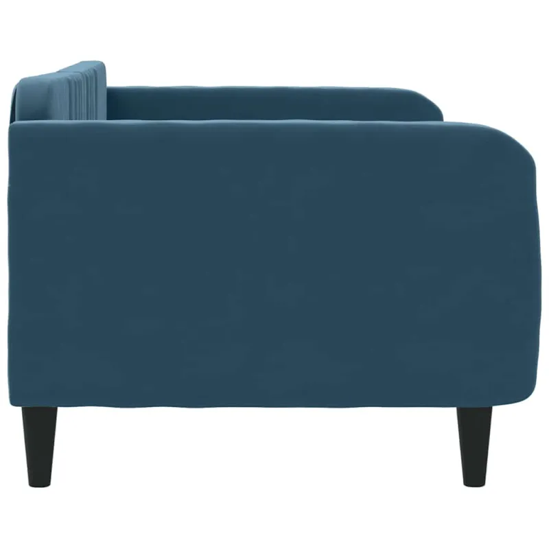 Sofa, mėlynos spalvos, 90x200cm, aksomas