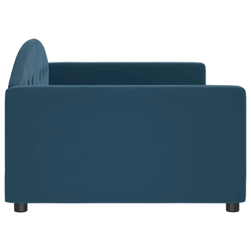 Sofa, mėlynos spalvos, 100x200cm, aksomas