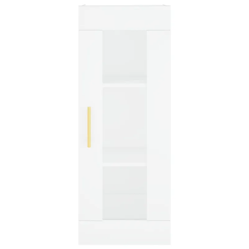 Komoda, baltos spalvos, 34,5x34x180cm, apdirbta mediena