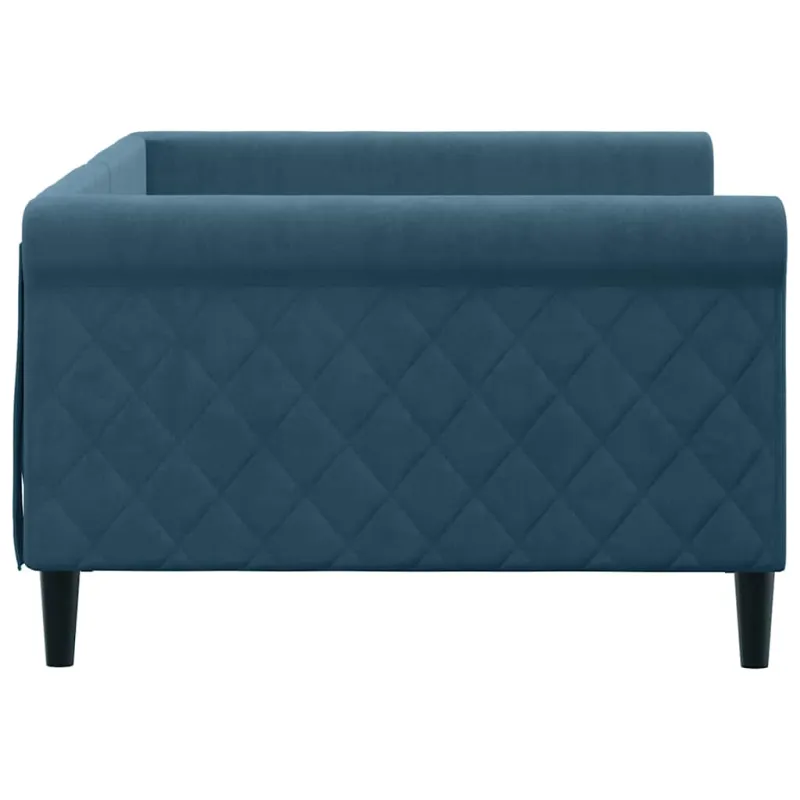 Sofa, mėlynos spalvos, 100x200cm, aksomas