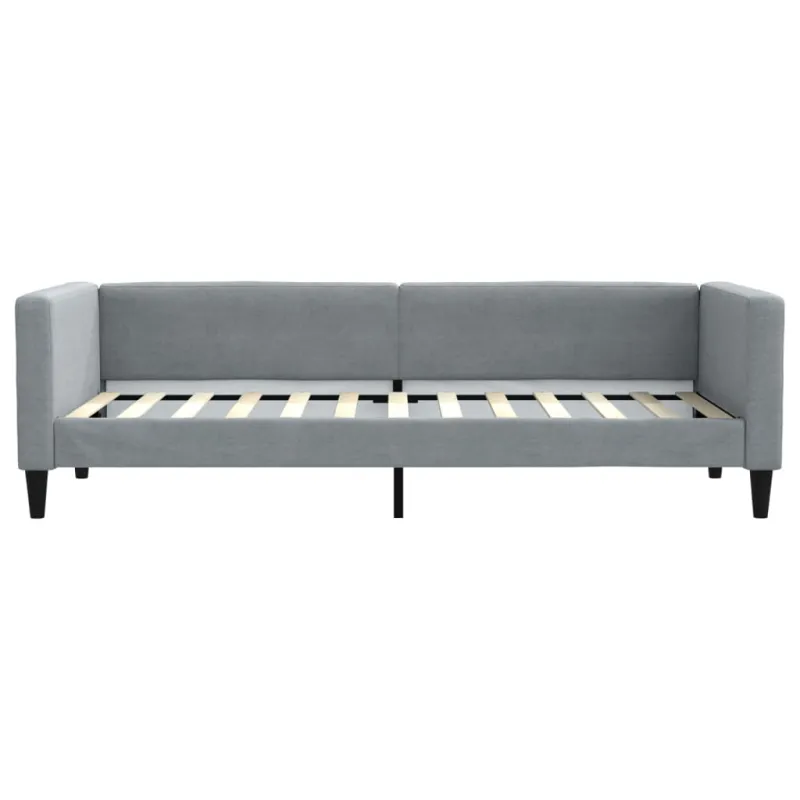Sofa, šviesiai pilkos spalvos, 80x200cm, audinys