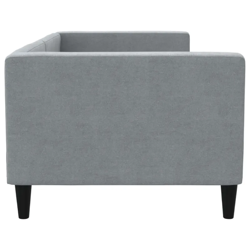Sofa, šviesiai pilkos spalvos, 80x200cm, audinys
