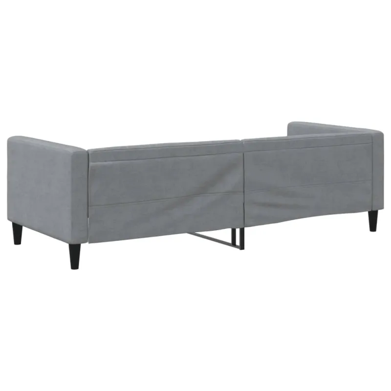 Sofa, šviesiai pilkos spalvos, 80x200cm, audinys