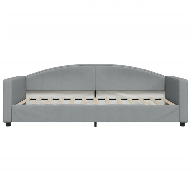 Sofa, šviesiai pilkos spalvos, 100x200cm, audinys