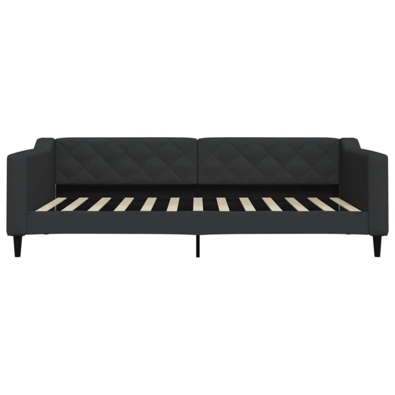 Sofa, juodos spalvos, 100x200cm, audinys