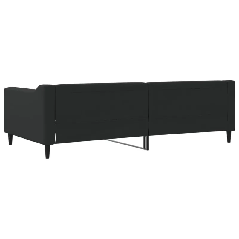 Sofa, juodos spalvos, 100x200cm, audinys