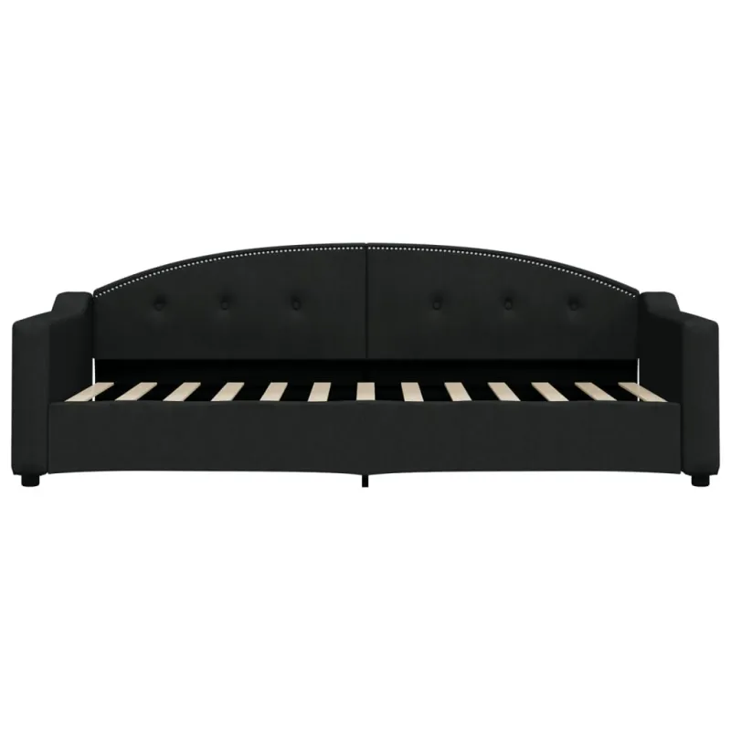 Sofa, juodos spalvos, 80x200cm, audinys
