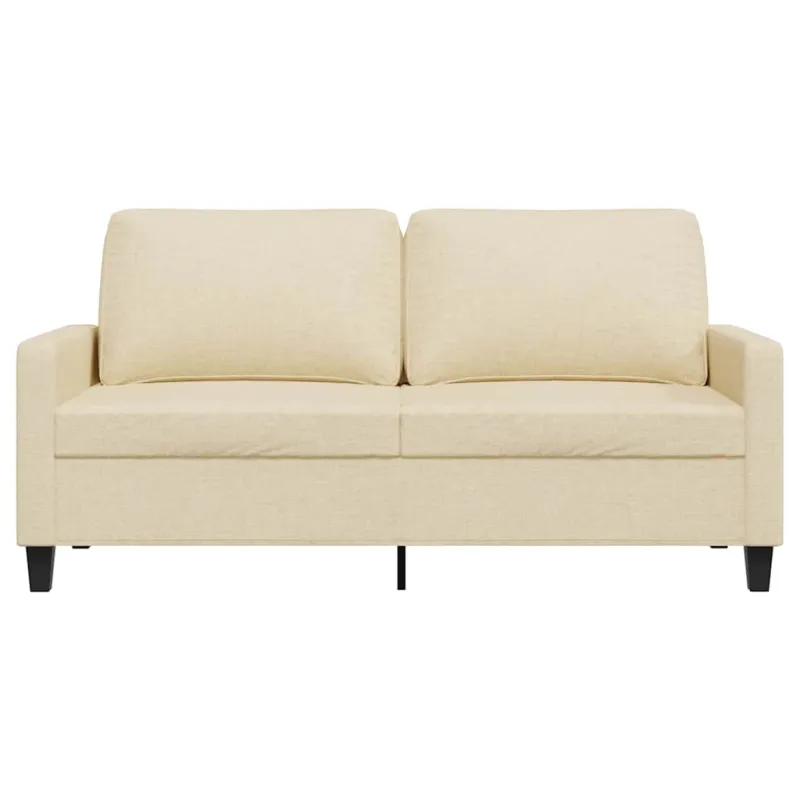 Dvivietė sofa, kreminės spalvos, 140cm, audinys