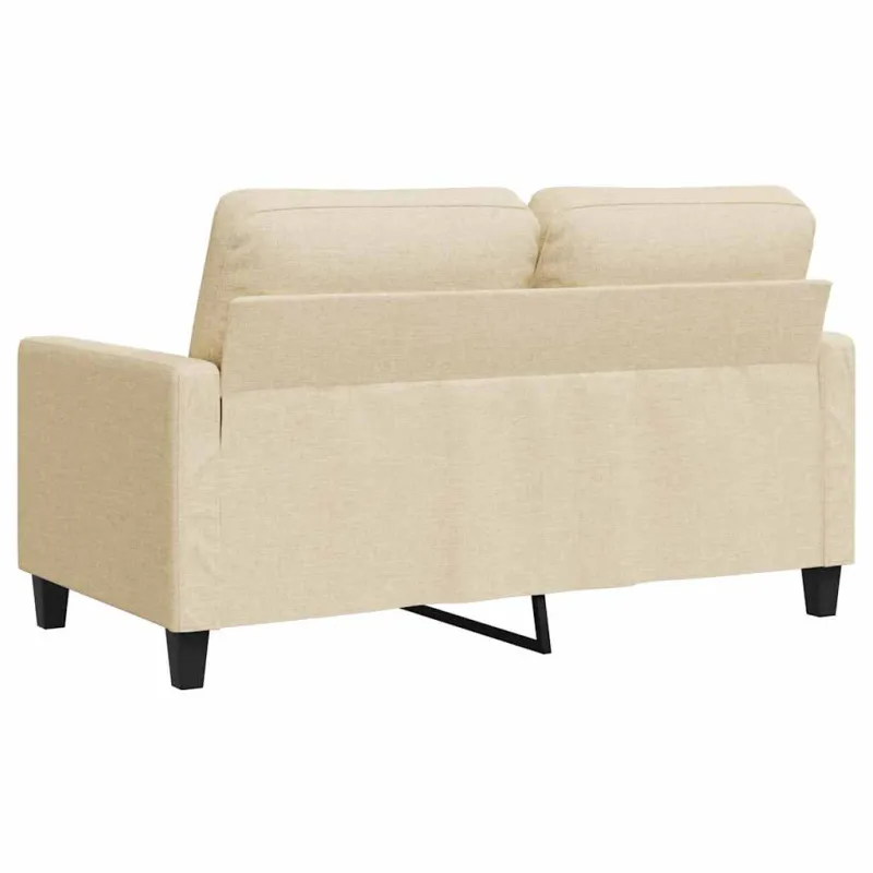 Dvivietė sofa, kreminės spalvos, 140cm, audinys