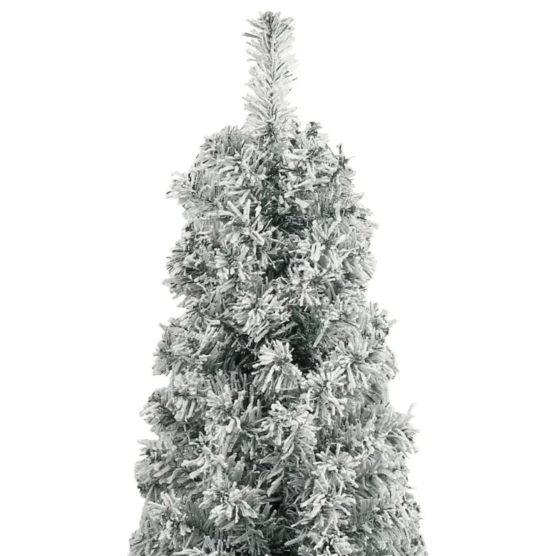 Siaura Kalėdų eglutė su stovu ir sniegu, 300cm, PVC