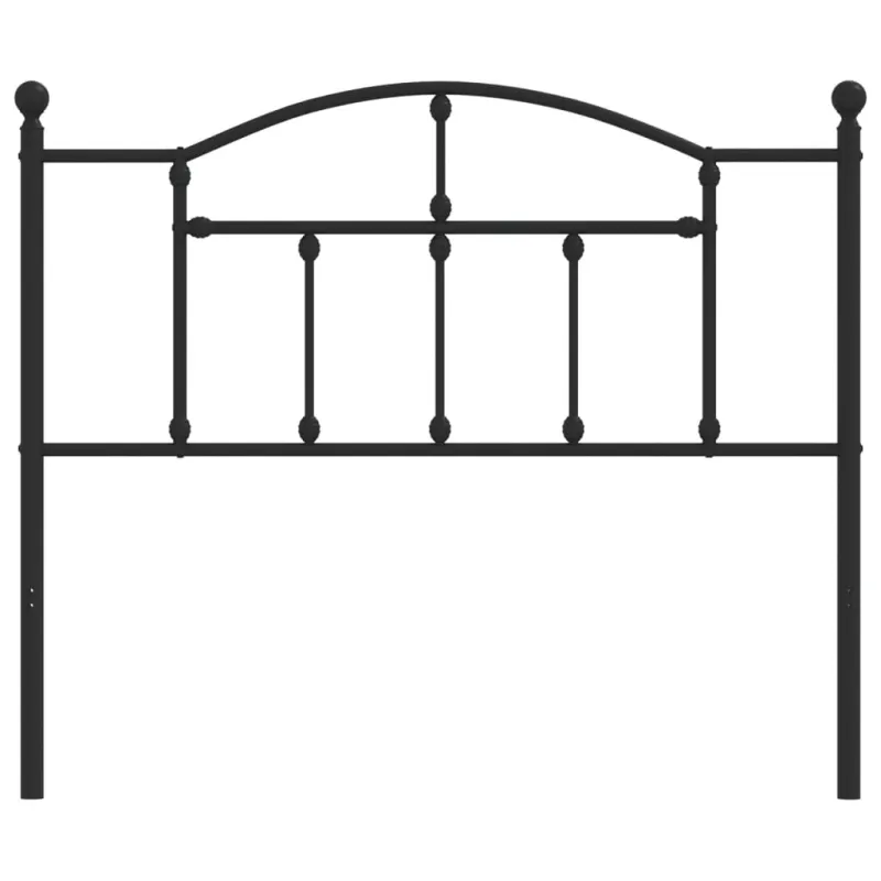 Metalinis pakaitinis galvūgalis, juodos spalvos, 107cm