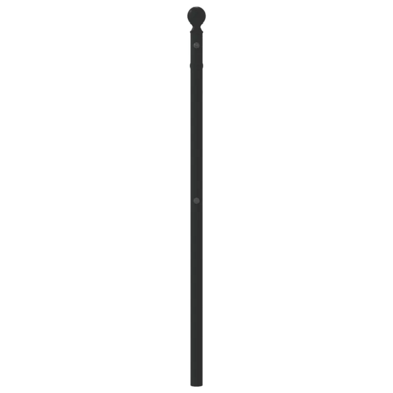 Metalinis pakaitinis galvūgalis, juodos spalvos, 107cm