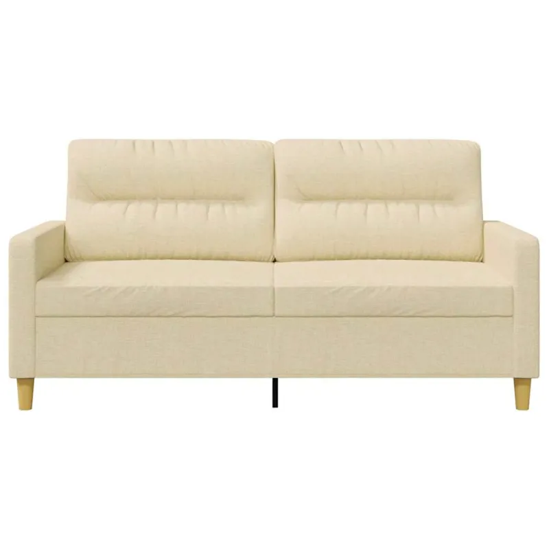 Dvivietė sofa, kreminės spalvos, 140cm, audinys