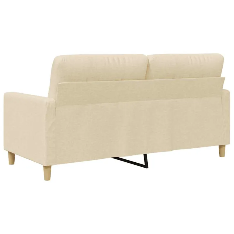 Dvivietė sofa, kreminės spalvos, 140cm, audinys