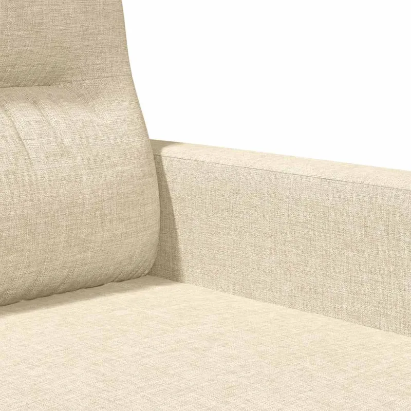 Dvivietė sofa, kreminės spalvos, 140cm, audinys