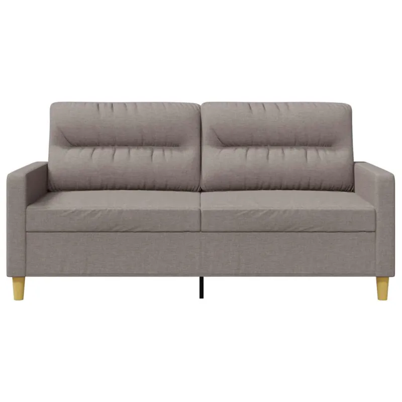 Dvivietė sofa, taupe spalvos, 140cm, audinys