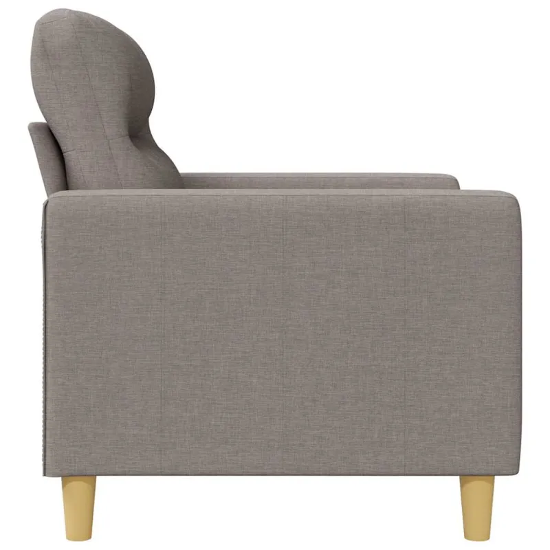 Dvivietė sofa, taupe spalvos, 140cm, audinys