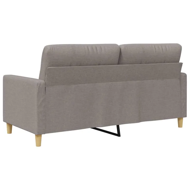 Dvivietė sofa, taupe spalvos, 140cm, audinys