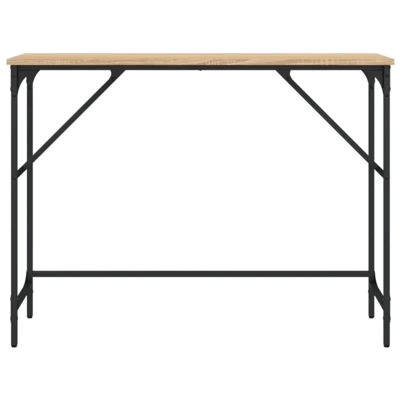 Konsolinis staliukas, ąžuolo, 100x32x75cm, apdirbta mediena