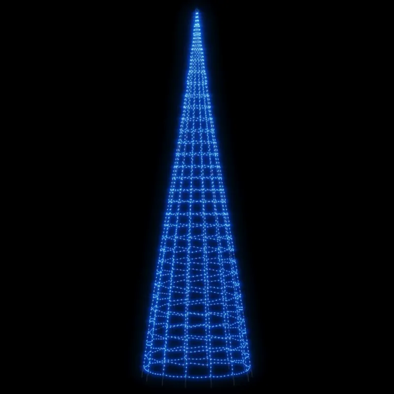 LED Kalėdų eglutė 3000 LED Mėlyna 800 cm