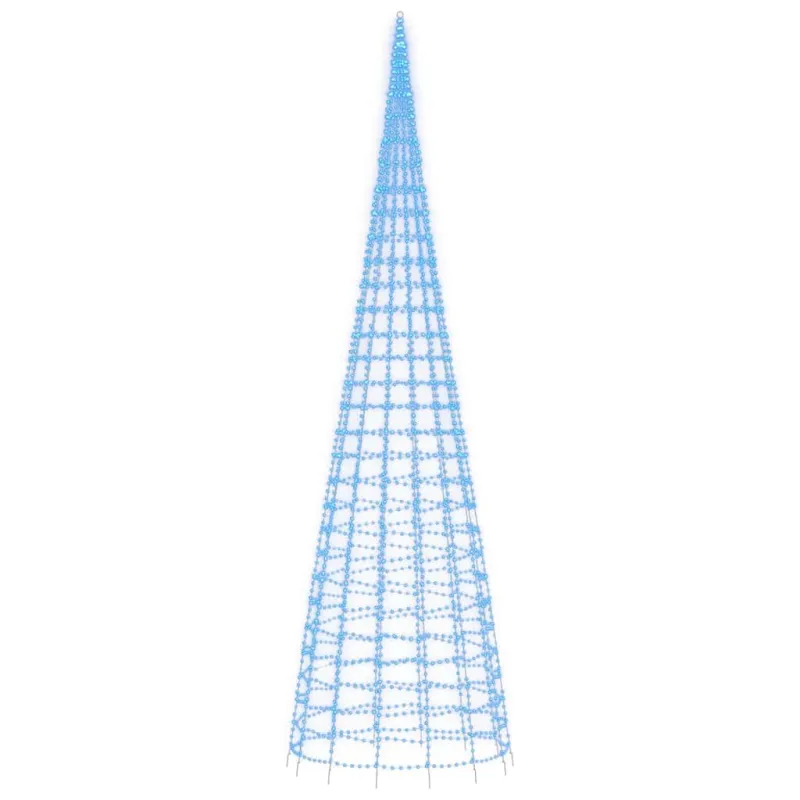 LED Kalėdų eglutė 3000 LED Mėlyna 800 cm