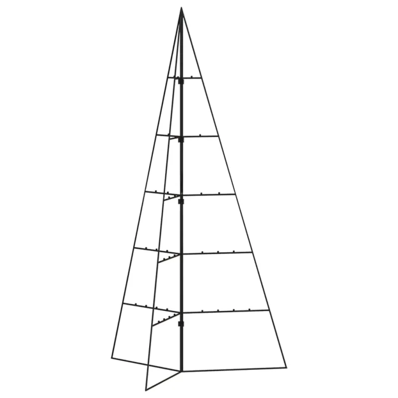 Metalinė Kalėdų eglutė, juodos spalvos, 100 cm