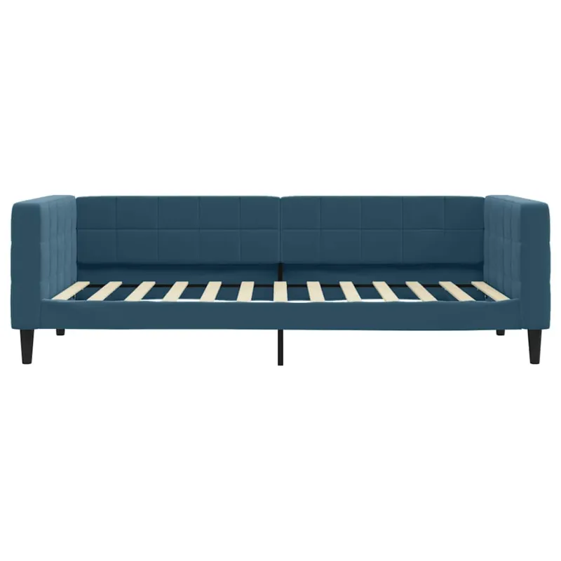 Sofa, mėlynos spalvos, 90x200cm, aksomas