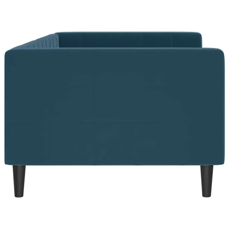 Sofa, mėlynos spalvos, 90x200cm, aksomas