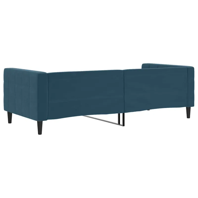 Sofa, mėlynos spalvos, 90x200cm, aksomas