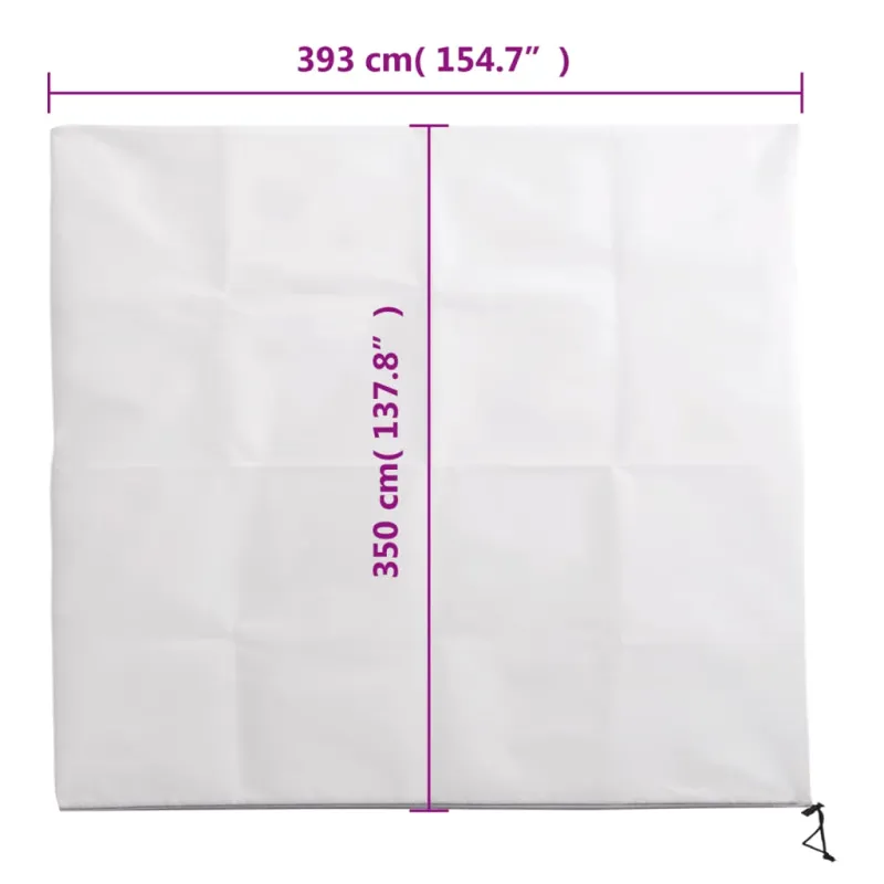 Uždangalas augalams su užtrauktuku, 3,93x3,5 m, 70g/m²