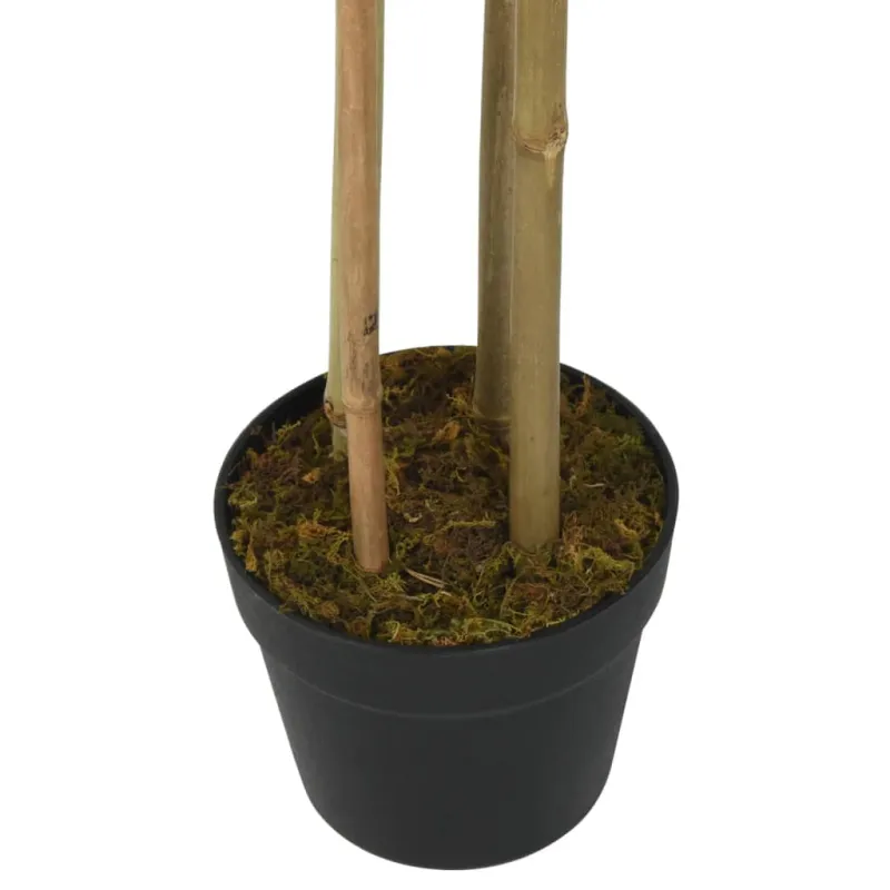 Dirbtinis bambukas, žalios spalvos, 80cm, 380 lapai