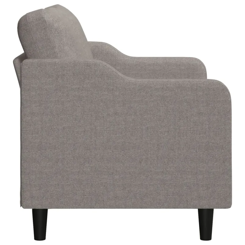 Dvivietė sofa, taupe spalvos, 120cm, audinys