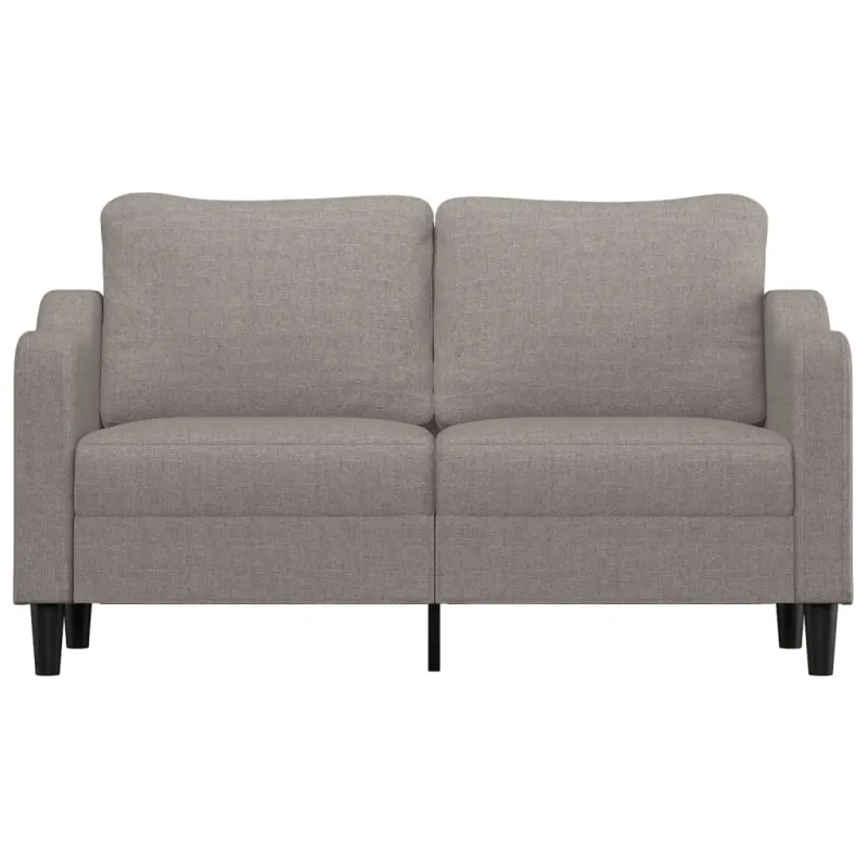 Dvivietė sofa, taupe spalvos, 140cm, audinys