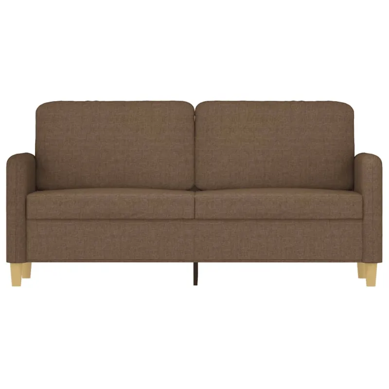 Dvivietė sofa, rudos spalvos, 140cm, audinys