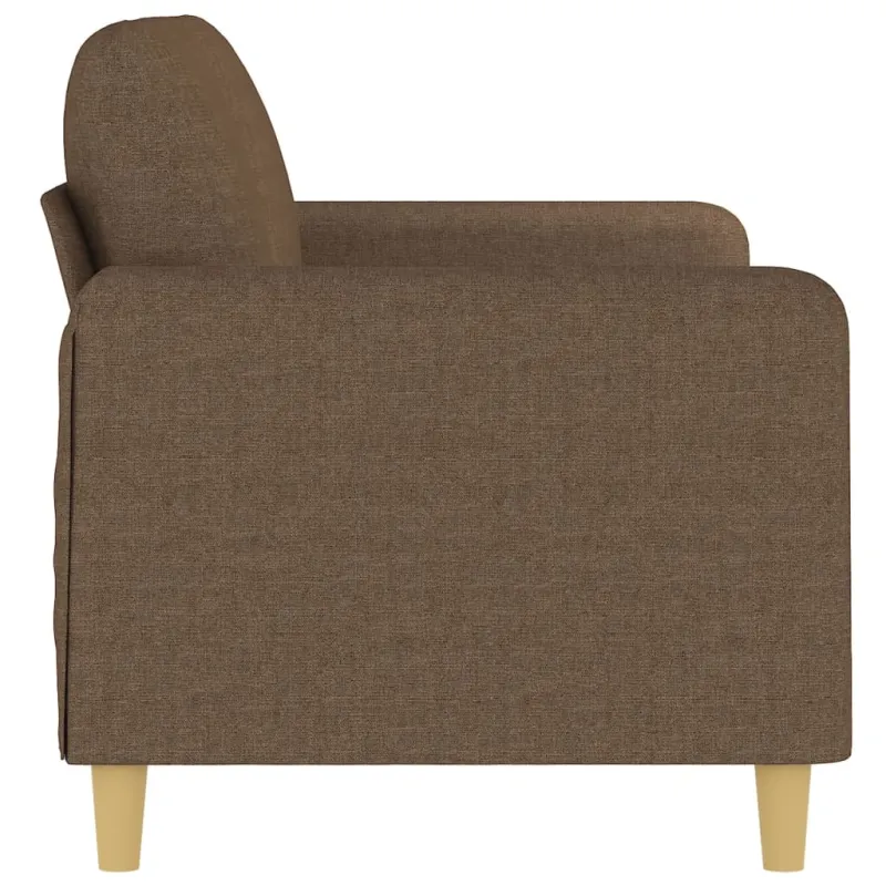Dvivietė sofa, rudos spalvos, 140cm, audinys