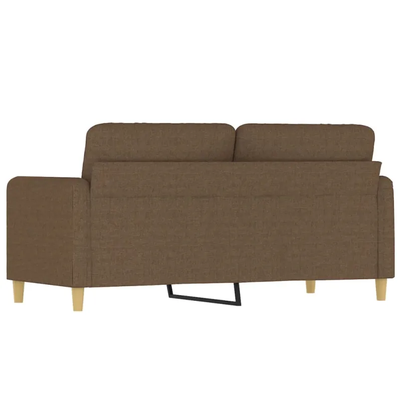 Dvivietė sofa, rudos spalvos, 140cm, audinys
