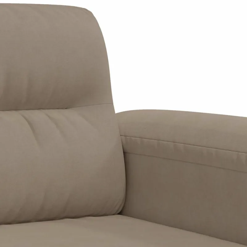 Trivietė sofa, taupe spalvos, 180cm, mikropluošto audinys