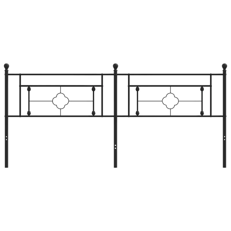 Metalinis pakaitinis galvūgalis, juodos spalvos, 193cm