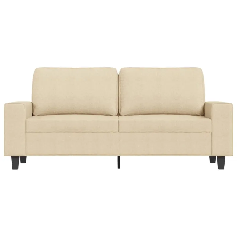 Dvivietė sofa, kreminės spalvos, 140cm, audinys