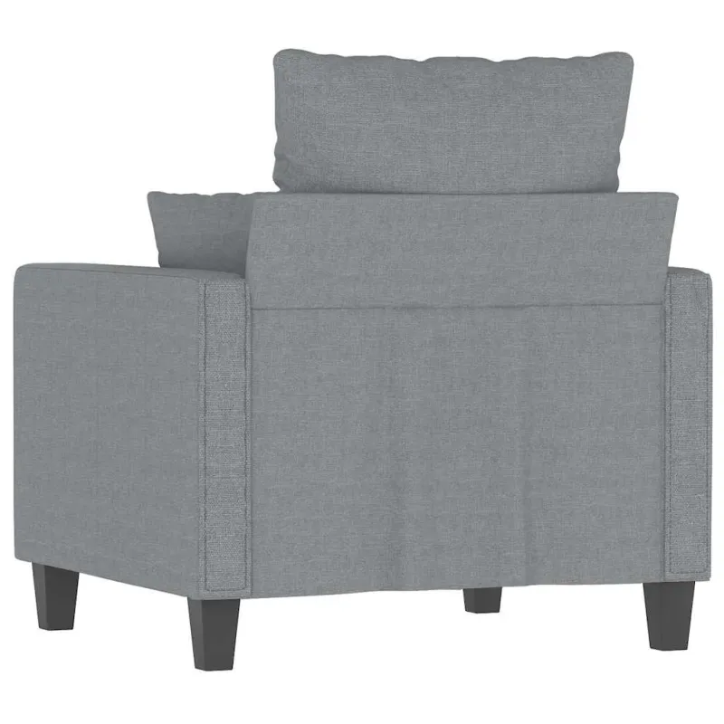 Dvivietė sofa, pilkos spalvos, 140cm, dirbtinė oda